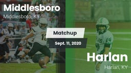 Matchup: Middlesboro vs. Harlan  2020