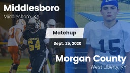 Matchup: Middlesboro vs. Morgan County  2020