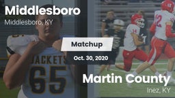 Matchup: Middlesboro vs. Martin County  2020