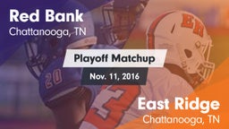 Matchup: Red Bank vs. East Ridge  2016