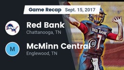 Recap: Red Bank  vs. McMinn Central  2017