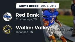 Recap: Red Bank  vs. Walker Valley  2018