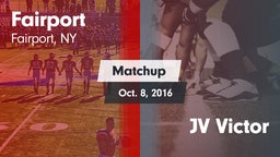 Matchup: Fairport vs. JV Victor 2016