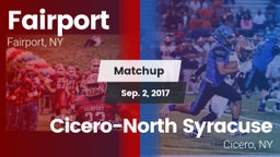 Matchup: Fairport vs. Cicero-North Syracuse  2017
