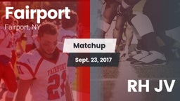 Matchup: Fairport vs. RH JV 2017