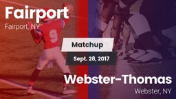 Matchup: Fairport vs. Webster-Thomas  2017