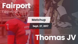 Matchup: Fairport vs. Thomas JV 2017