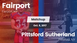 Matchup: Fairport vs. Pittsford Sutherland 2017