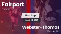 Matchup: Fairport vs. Webster-Thomas  2018