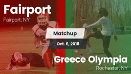 Matchup: Fairport vs. Greece Olympia  2018