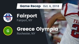 Recap: Fairport  vs. Greece Olympia  2018