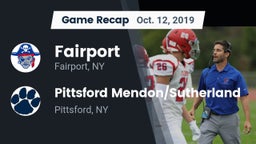 Recap: Fairport  vs. Pittsford Mendon/Sutherland 2019