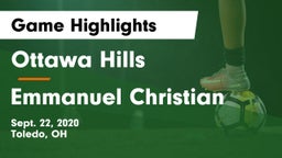 Ottawa Hills  vs Emmanuel Christian Game Highlights - Sept. 22, 2020