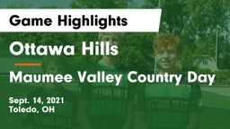 Ottawa Hills  vs Maumee Valley Country Day Game Highlights - Sept. 14, 2021