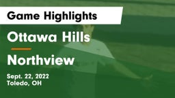 Ottawa Hills  vs Northview  Game Highlights - Sept. 22, 2022