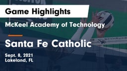 McKeel Academy of Technology  vs Santa Fe Catholic Game Highlights - Sept. 8, 2021