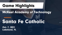 McKeel Academy of Technology  vs Santa Fe Catholic Game Highlights - Oct. 7, 2021