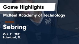 McKeel Academy of Technology  vs Sebring  Game Highlights - Oct. 11, 2021