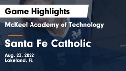 McKeel Academy of Technology  vs Santa Fe Catholic Game Highlights - Aug. 23, 2022