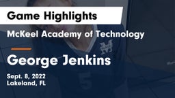 McKeel Academy of Technology  vs George Jenkins  Game Highlights - Sept. 8, 2022