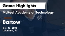 McKeel Academy of Technology  vs Bartow Game Highlights - Oct. 13, 2022