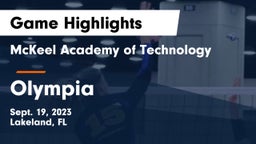 McKeel Academy of Technology  vs Olympia  Game Highlights - Sept. 19, 2023