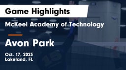 McKeel Academy of Technology  vs Avon Park Game Highlights - Oct. 17, 2023