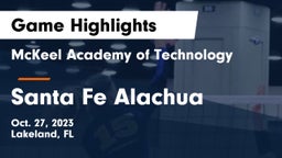 McKeel Academy of Technology  vs Santa Fe Alachua Game Highlights - Oct. 27, 2023