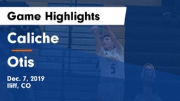 Caliche  vs Otis Game Highlights - Dec. 7, 2019