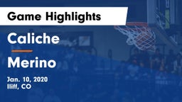 Caliche  vs Merino Game Highlights - Jan. 10, 2020