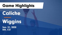 Caliche  vs Wiggins  Game Highlights - Jan. 31, 2020