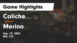 Caliche  vs Merino Game Highlights - Jan. 19, 2024