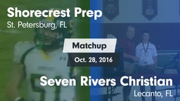 Matchup: Shorecrest Prep vs. Seven Rivers Christian  2016