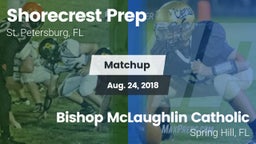 Matchup: Shorecrest Prep vs. Bishop McLaughlin Catholic  2018