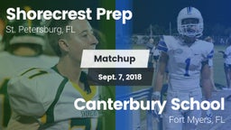 Matchup: Shorecrest Prep vs. Canterbury School 2018