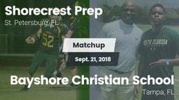 Matchup: Shorecrest Prep vs. Bayshore Christian School 2018