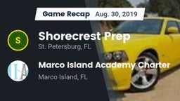 Recap: Shorecrest Prep  vs. Marco Island Academy Charter  2019