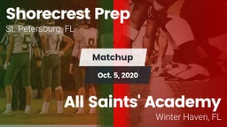 Matchup: Shorecrest Prep vs. All Saints' Academy  2020