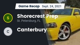 Recap: Shorecrest Prep  vs. Canterbury 2021