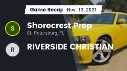 Recap: Shorecrest Prep  vs. RIVERSIDE CHRISTIAN 2021