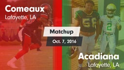 Matchup: Comeaux vs. Acadiana  2016