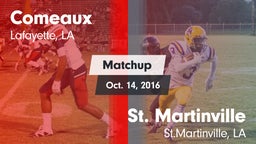 Matchup: Comeaux vs. St. Martinville  2016
