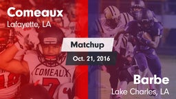 Matchup: Comeaux vs. Barbe  2016