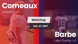 Matchup: Comeaux vs. Barbe  2017