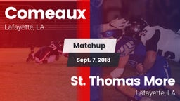 Matchup: Comeaux vs. St. Thomas More  2018