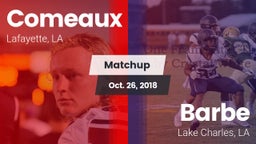 Matchup: Comeaux vs. Barbe  2018