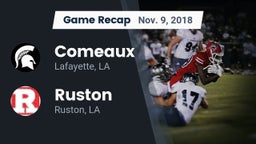 Recap: Comeaux  vs. Ruston  2018