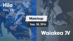 Matchup: Hilo vs. Waiakea JV 2016