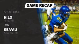 Recap: Hilo  vs. Kea'au  2016