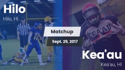 Matchup: Hilo vs. Kea'au  2017